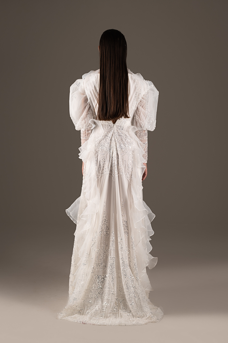 Enchanted Princess Sequin-Embellished Bridal Gown