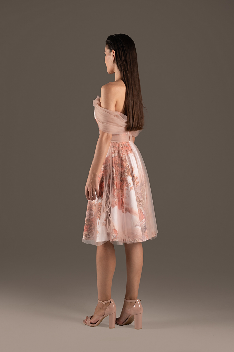 Blush Parisian Dreamscape Tulle Dress