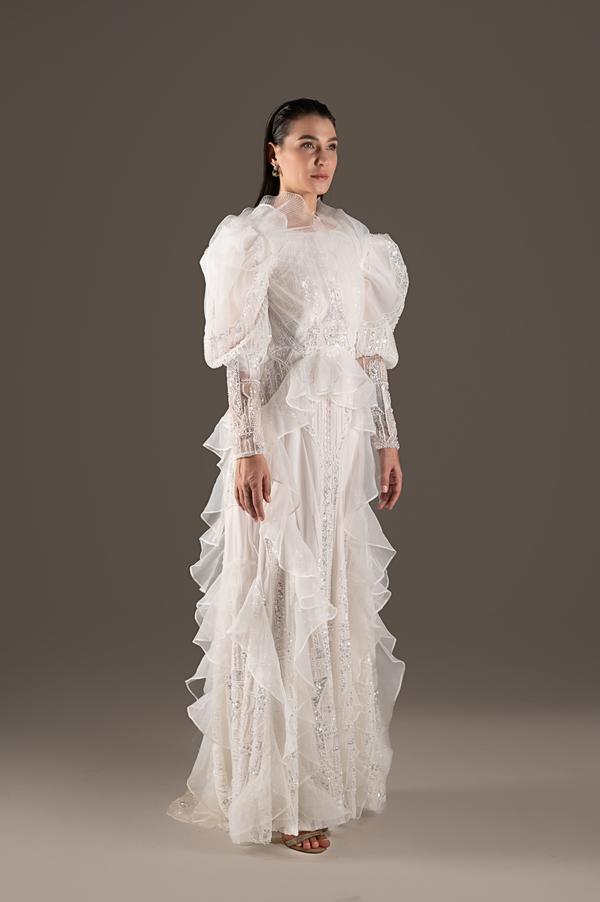 Enchanted Princess Sequin-Embellished Bridal Gown